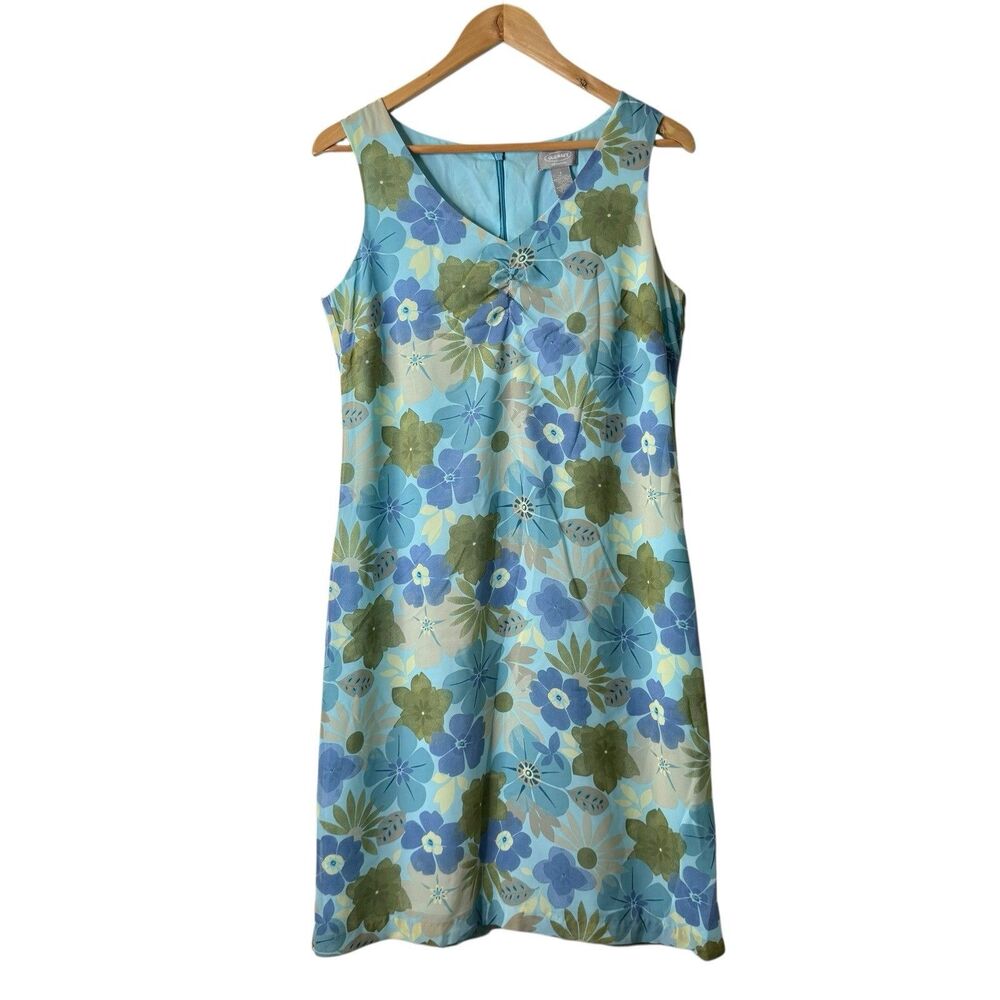 VTG Old Navy 90s Y2K Dress Sz 8 V Neck Fairy Floral Cocktail Bloomcore Preppy